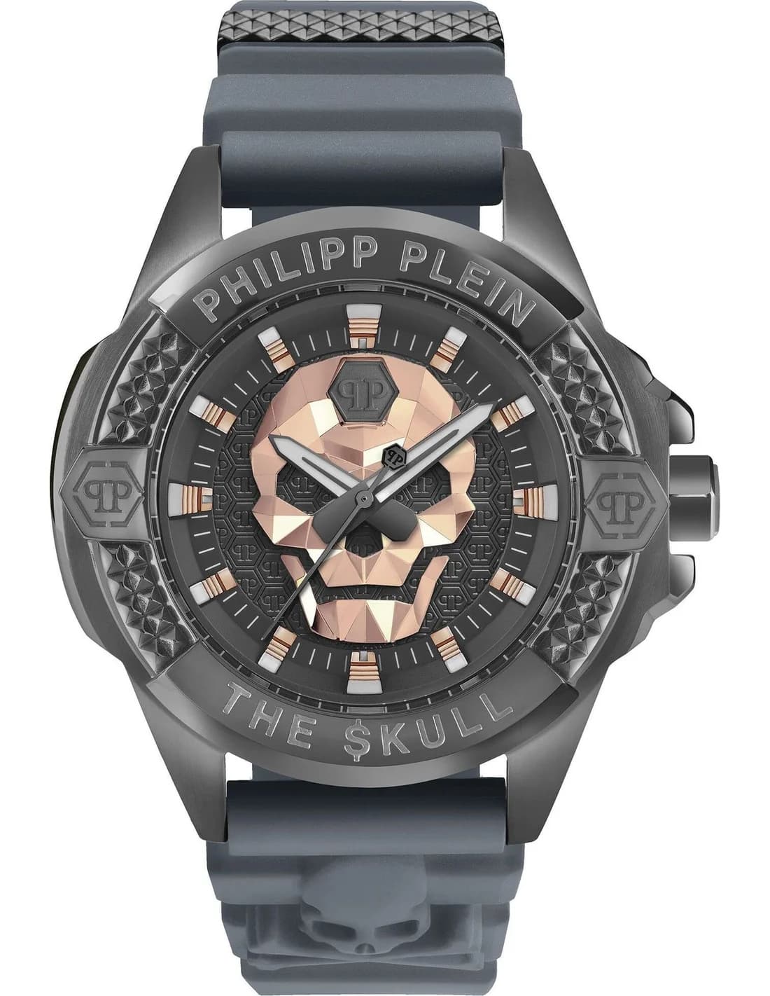 Montre Philipp Plein PWAAA2324 homme cadran gris bracelet silicone