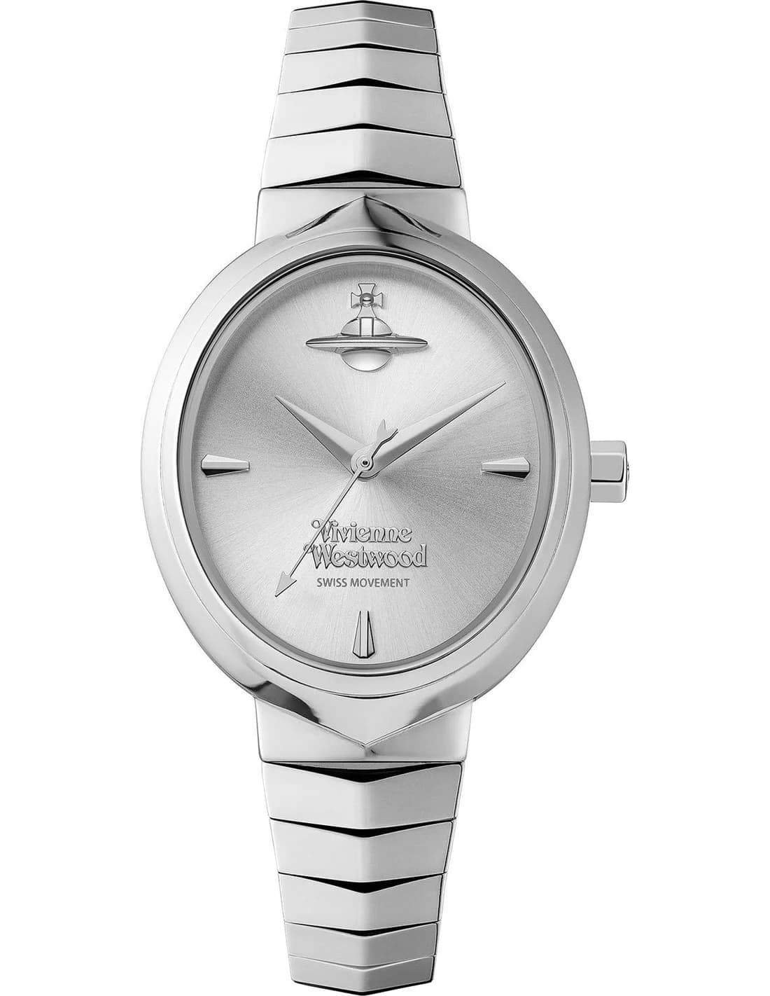 Vivienne Westwood Armour VV314SLSL, montre femme argent, élégance minimaliste