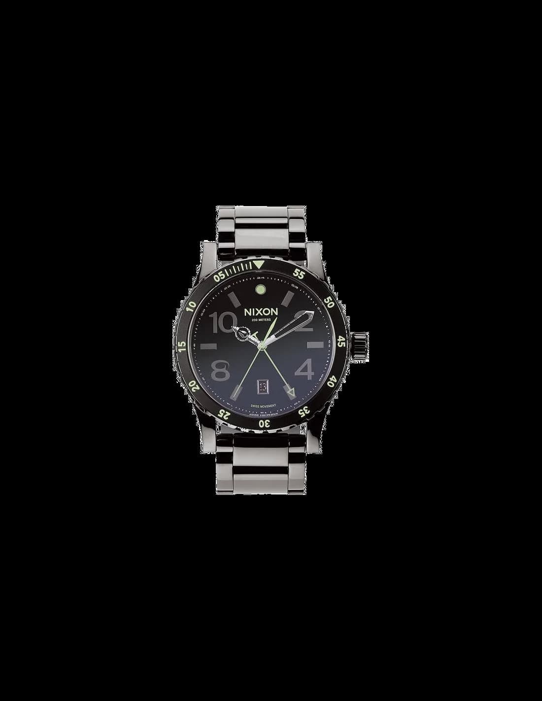 Nixon A277-1885 montre homme, cadran bleu avec bracelet acier brossé