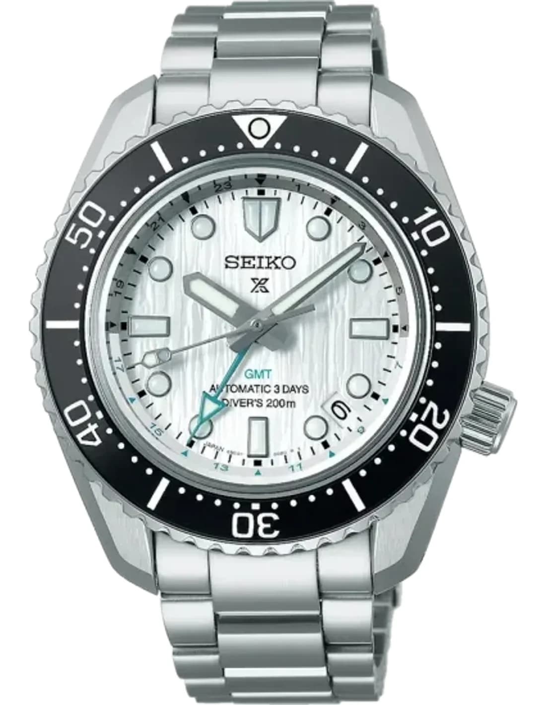 Seiko SPB439J1 Prospex GMT Automatic Silver Dial Watch