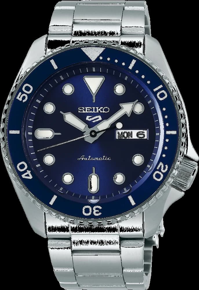 Montre Seiko SRPD51K1 homme cadran bleu bracelet acier