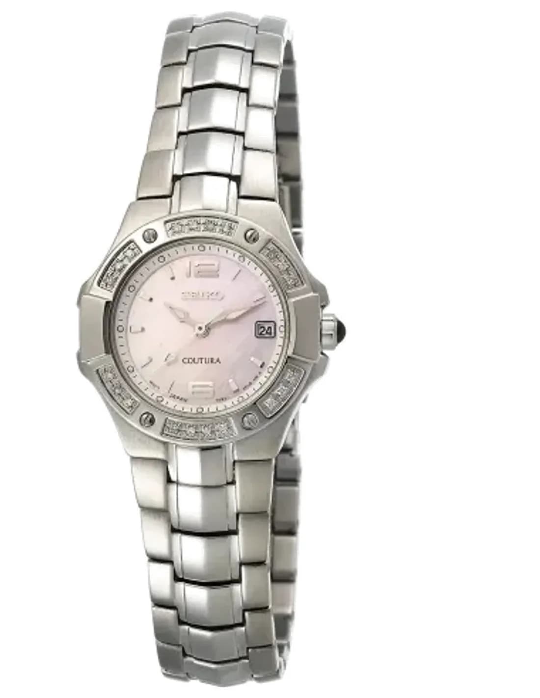 Montre Seiko SXD691P1 Coutura avec Diamants et Verre Saphir