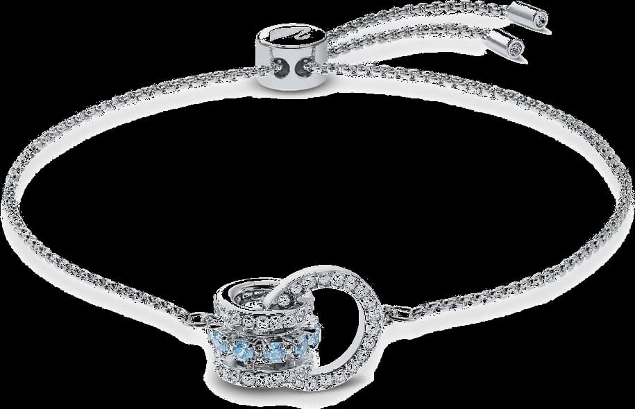 Swarovski 5537123 montre femme, avec cadran blanc et cristaux Swarovski