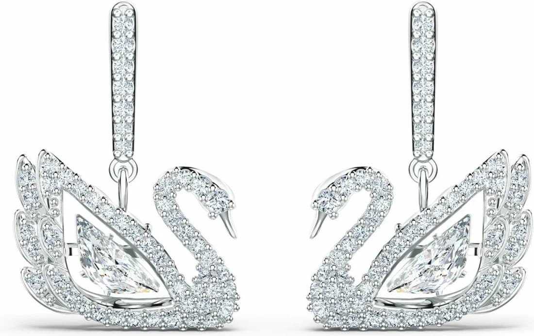 Swarovski 5514420 montre femme, boucles d'oreilles rhodium