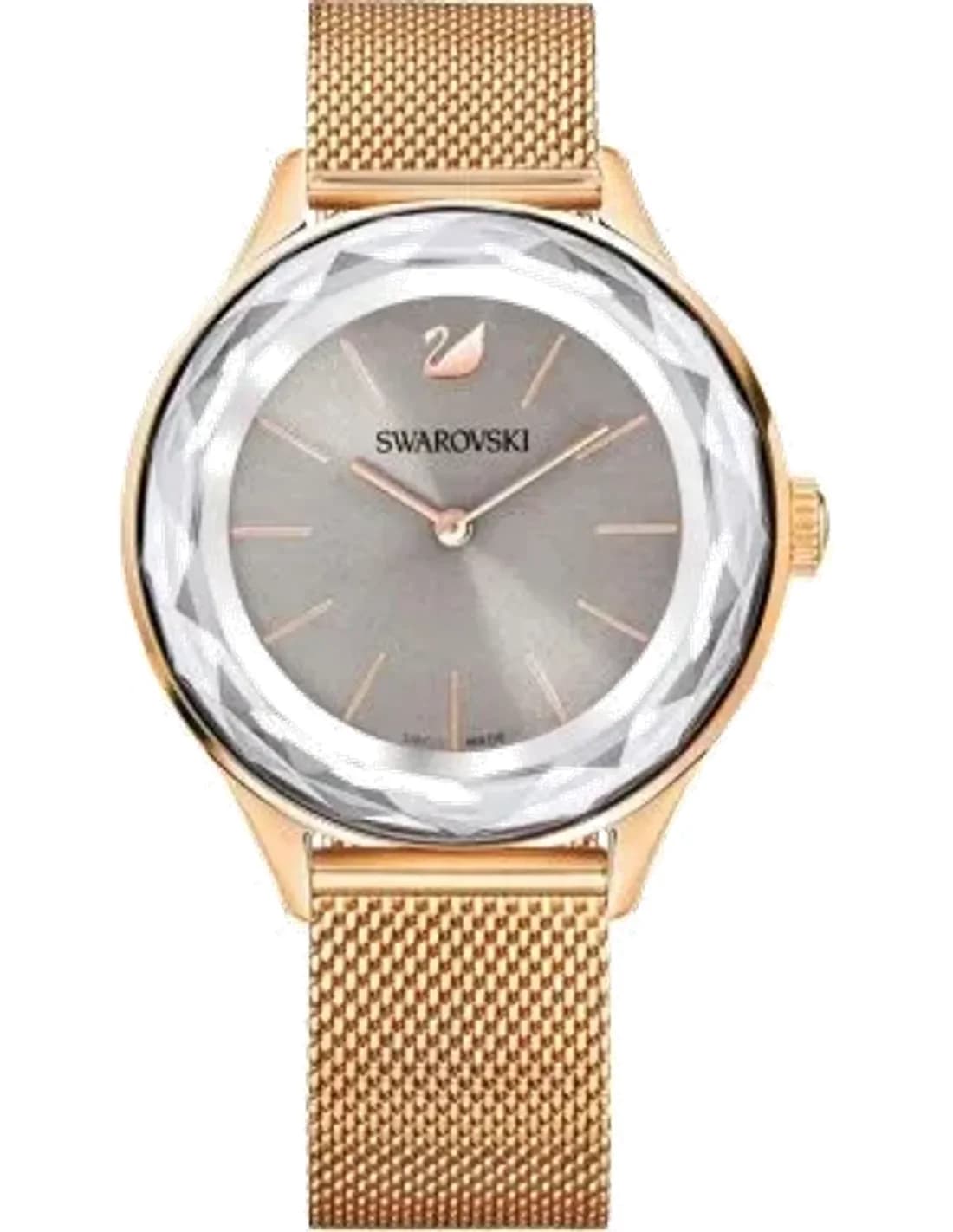 Swarovski 5451634 montre femme, cadran gris, bracelet acier
