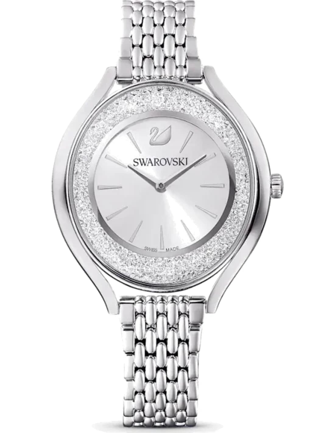 Swarovski 5519462 montre femme, cadran argent, bracelet acier
