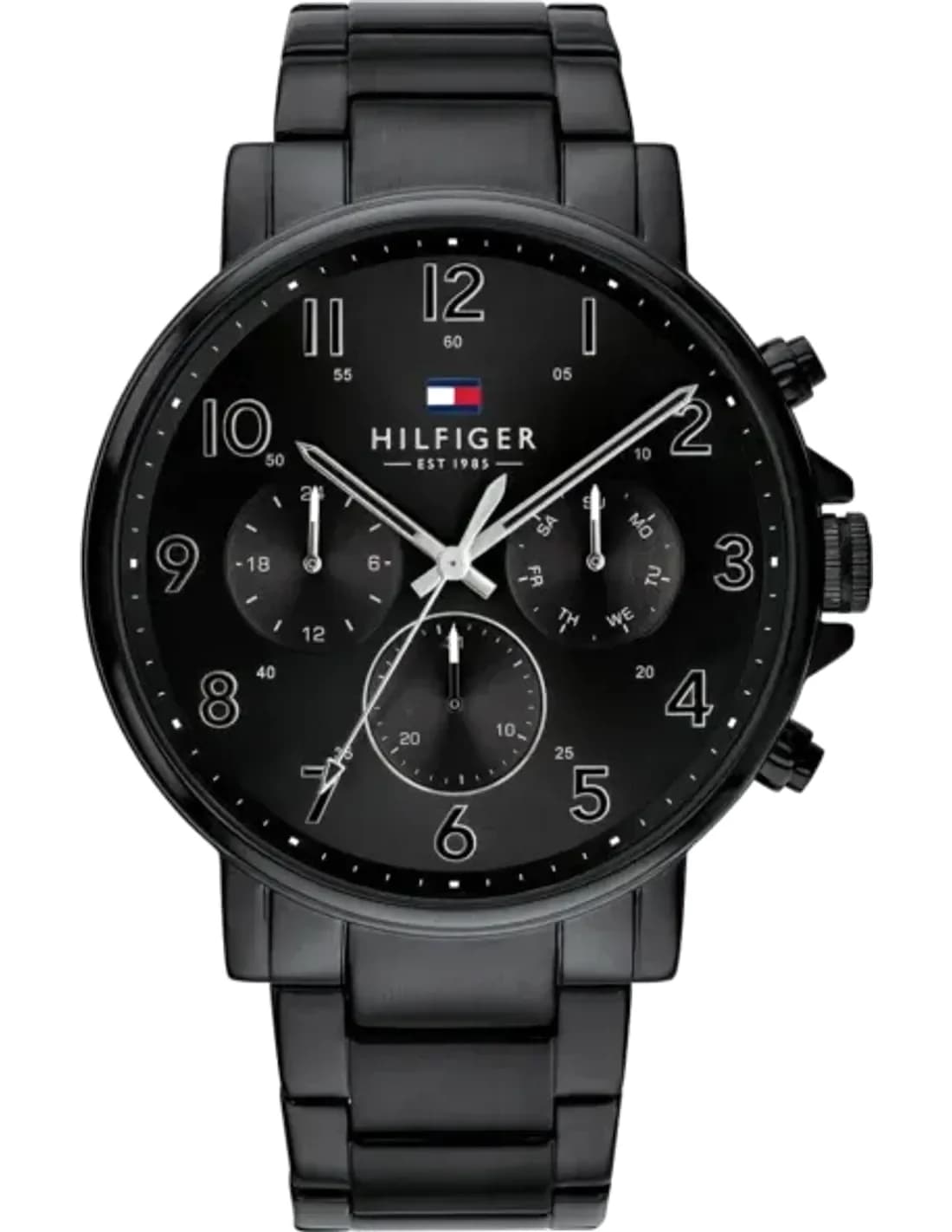 Tommy Hilfiger 1710383 Black Steel Chronometer Watch