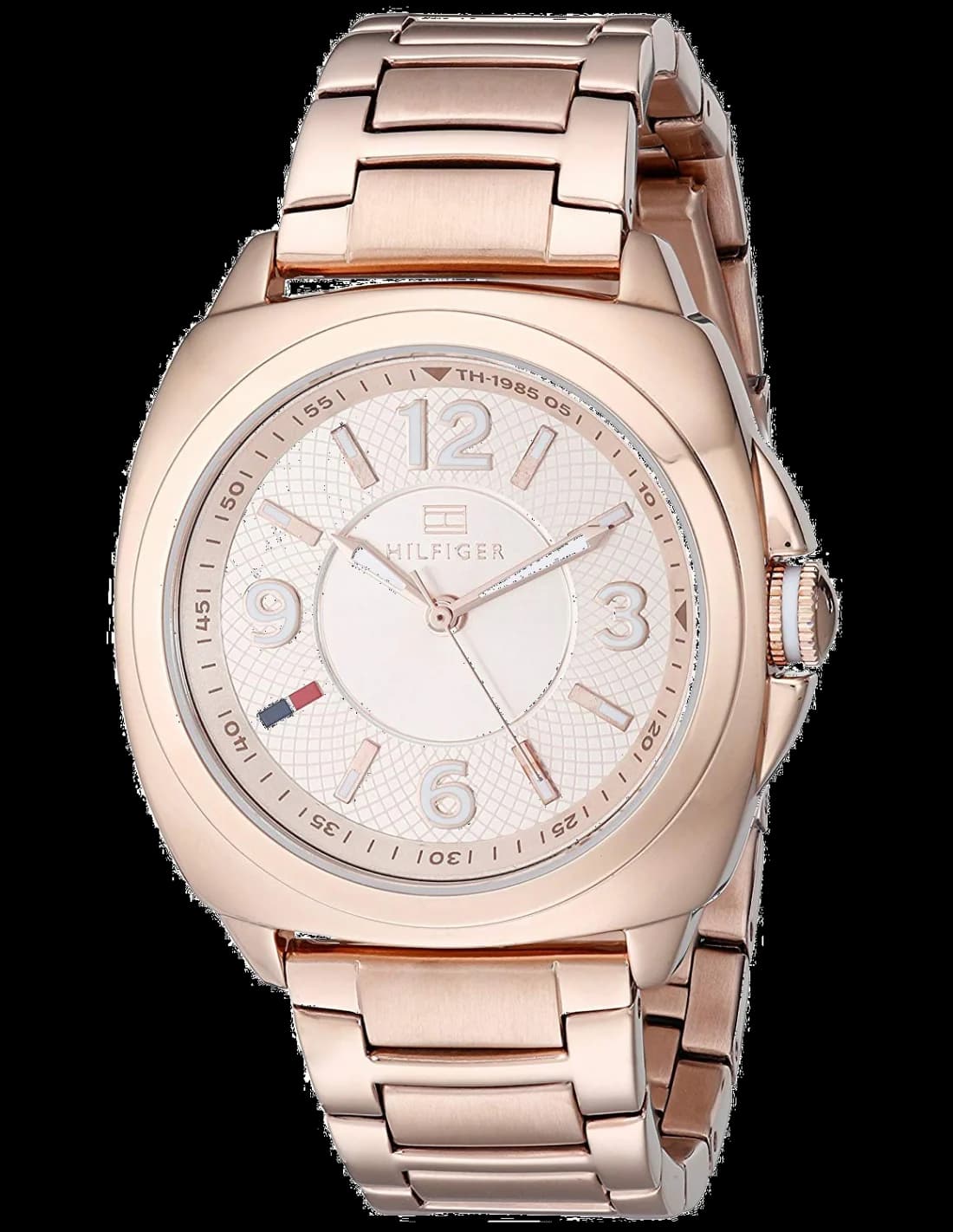 Tommy Hilfiger 1781341 montre femme, cadran or rose sur bracelet acier