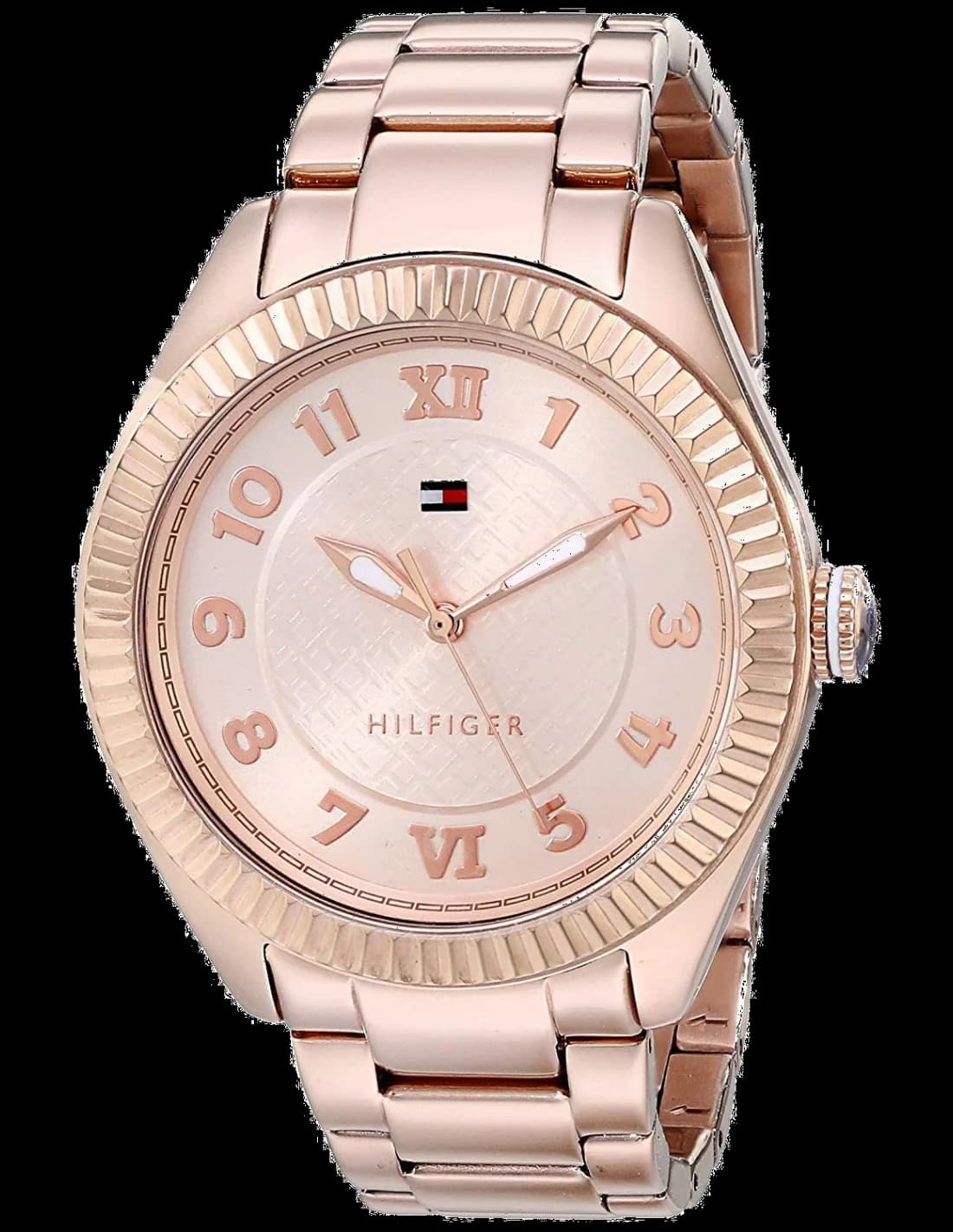Tommy Hilfiger 1781344 montre femme, cadran or rose, bracelet acier
