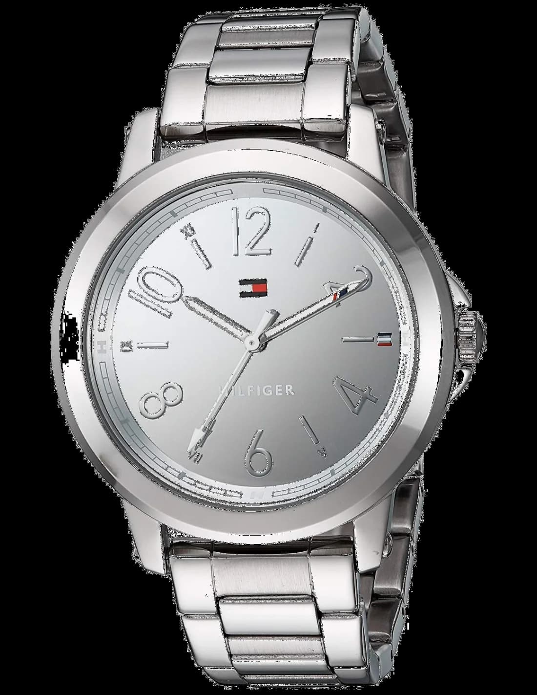 Tommy Hilfiger 1781750 montre femme, argent tout acier au style classique