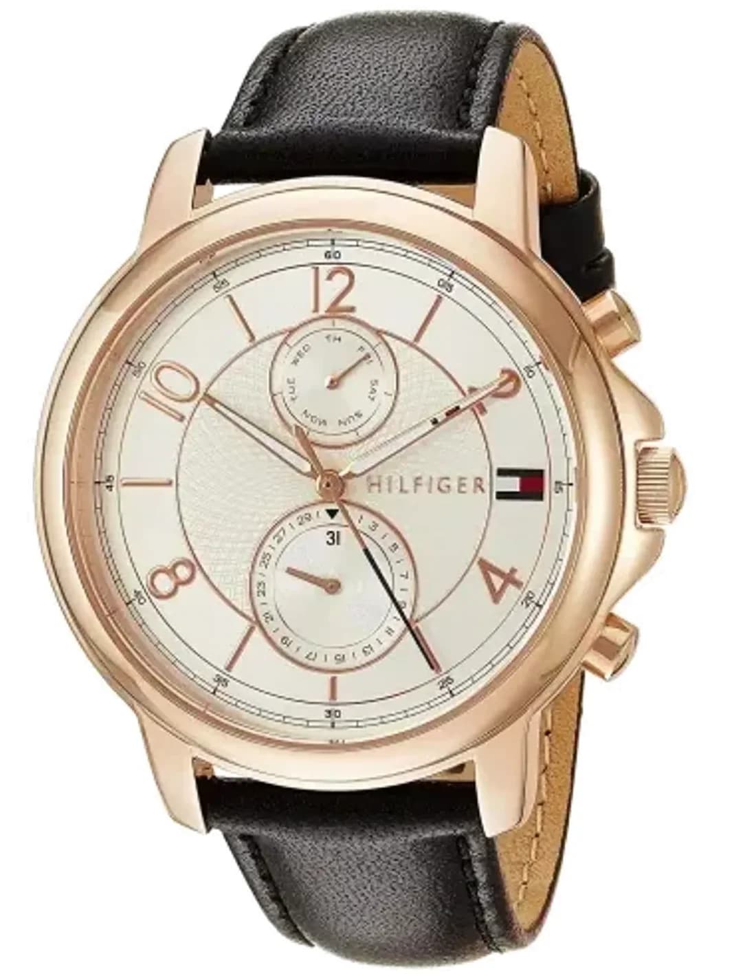Montre Tommy Hilfiger 1781817 Bracelet Cuir Noir Classique