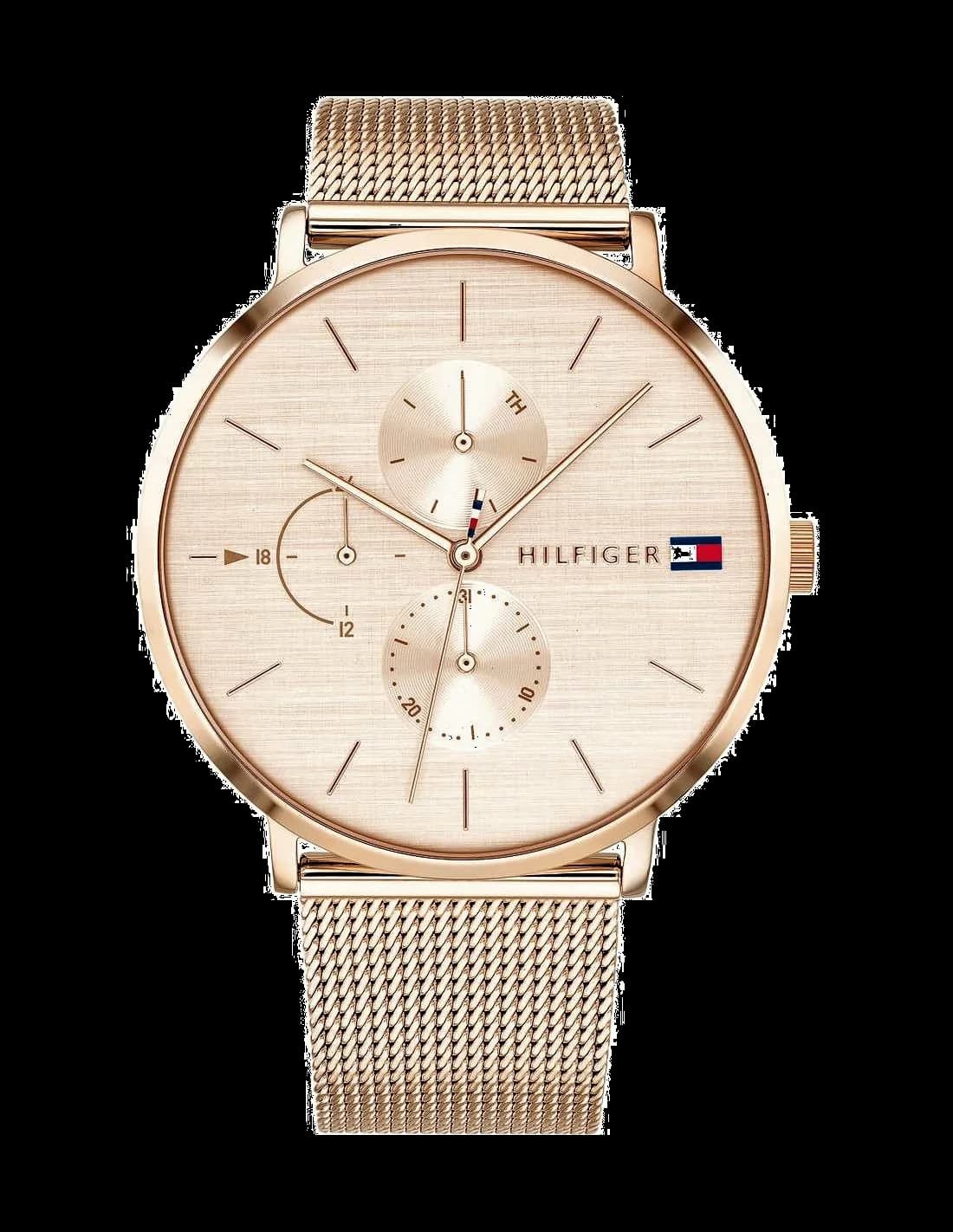 Tommy Hilfiger 1781944 Jenna Rose Gold Milanese maille milanaise Watch