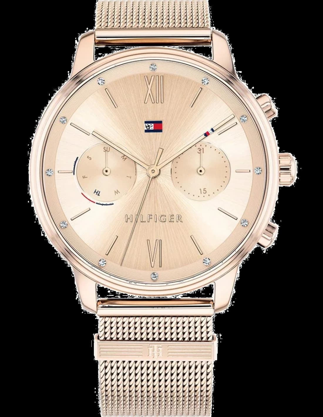 Tommy Hilfiger 1782303 Rose Gold Milanese maille milanaise Watch