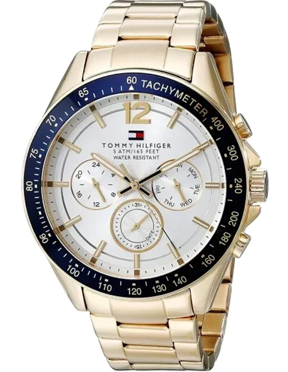 Montre Tommy Hilfiger 1791121 Multifonction en Acier Doré 44mm