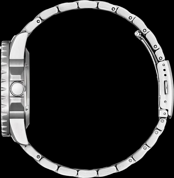 Montre Citizen NJ0128-80X Automatique Sport Cadran Orange en Acier vue 4