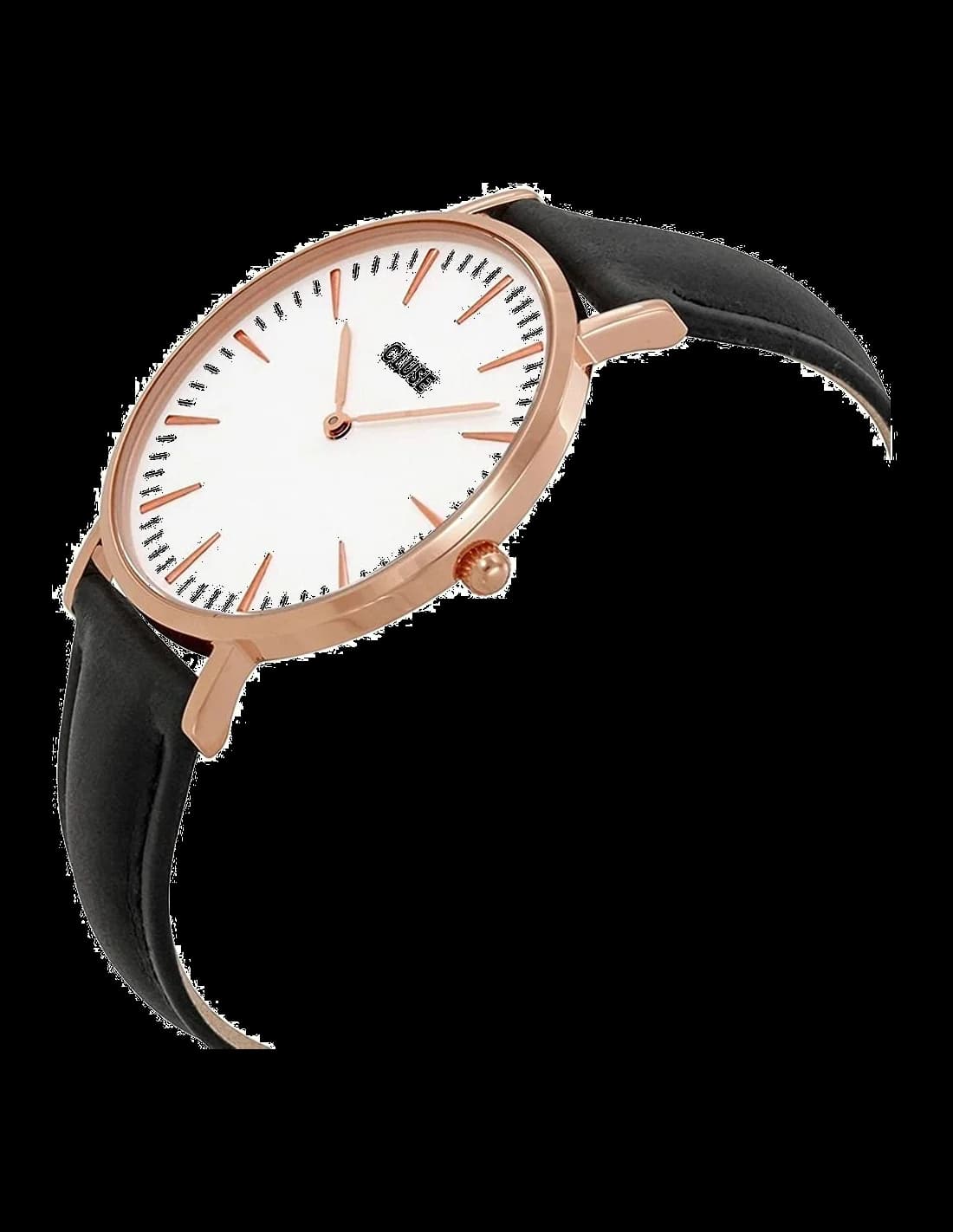 Cluse La Bohème CL18008 Black Black Leather Strap Watch vue 2