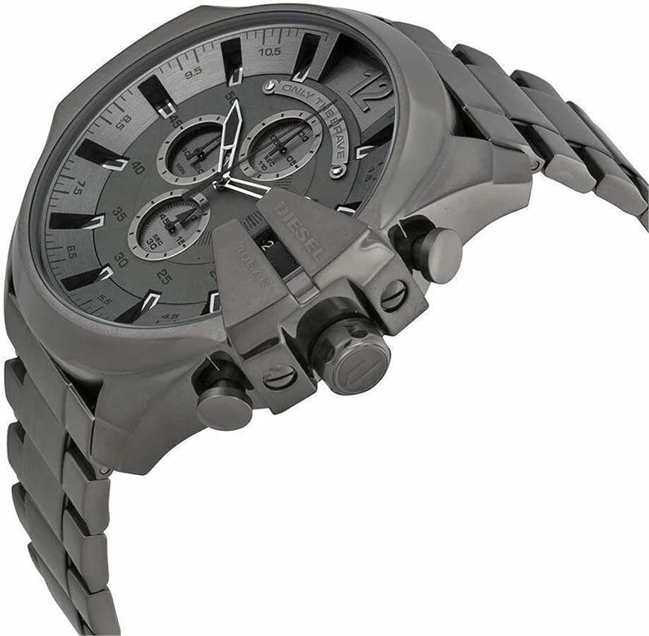 Diesel Mega Chief DZ4282 Anthracite Chronograph XL Men's Watch vue 2