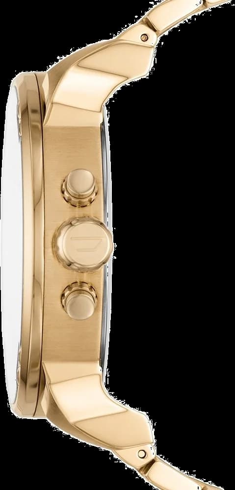 Montre Diesel Mr. Daddy DZ7399 acier doré jaune multi cadrans taille XXL vue 3