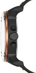 Diesel DZ7400 Mr Daddy 2.0 Black Leather Strap XXL Dial Men's Watch vue 2