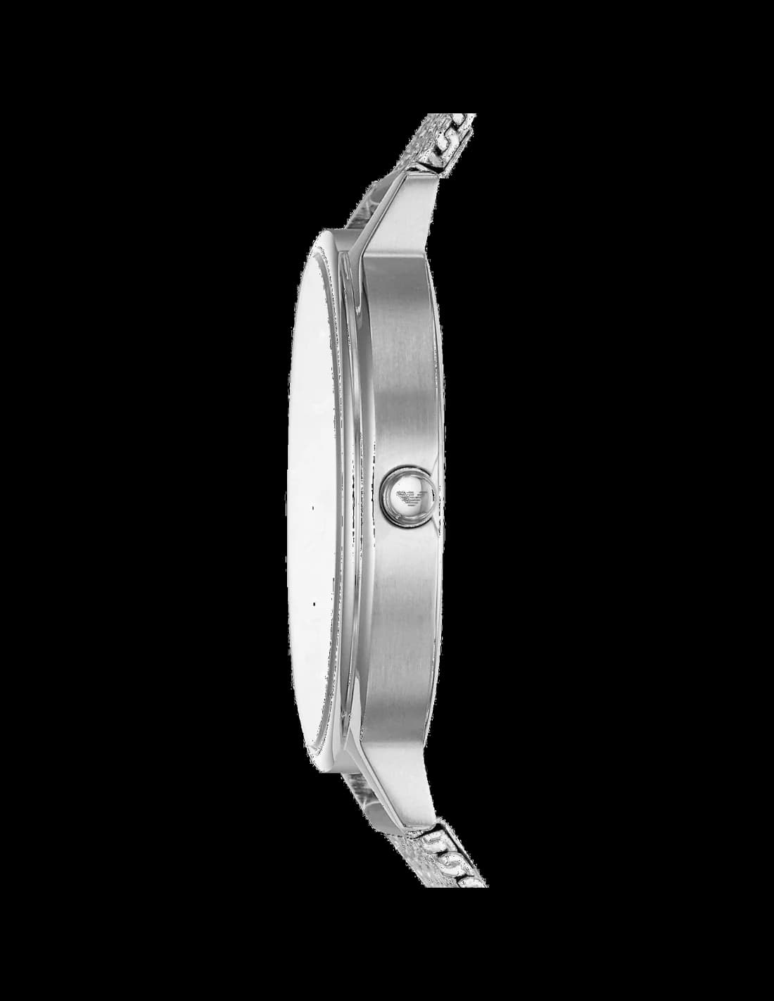 Montre Emporio Armani AR11128 Bracelet Maille Milanaise Argentée vue 2