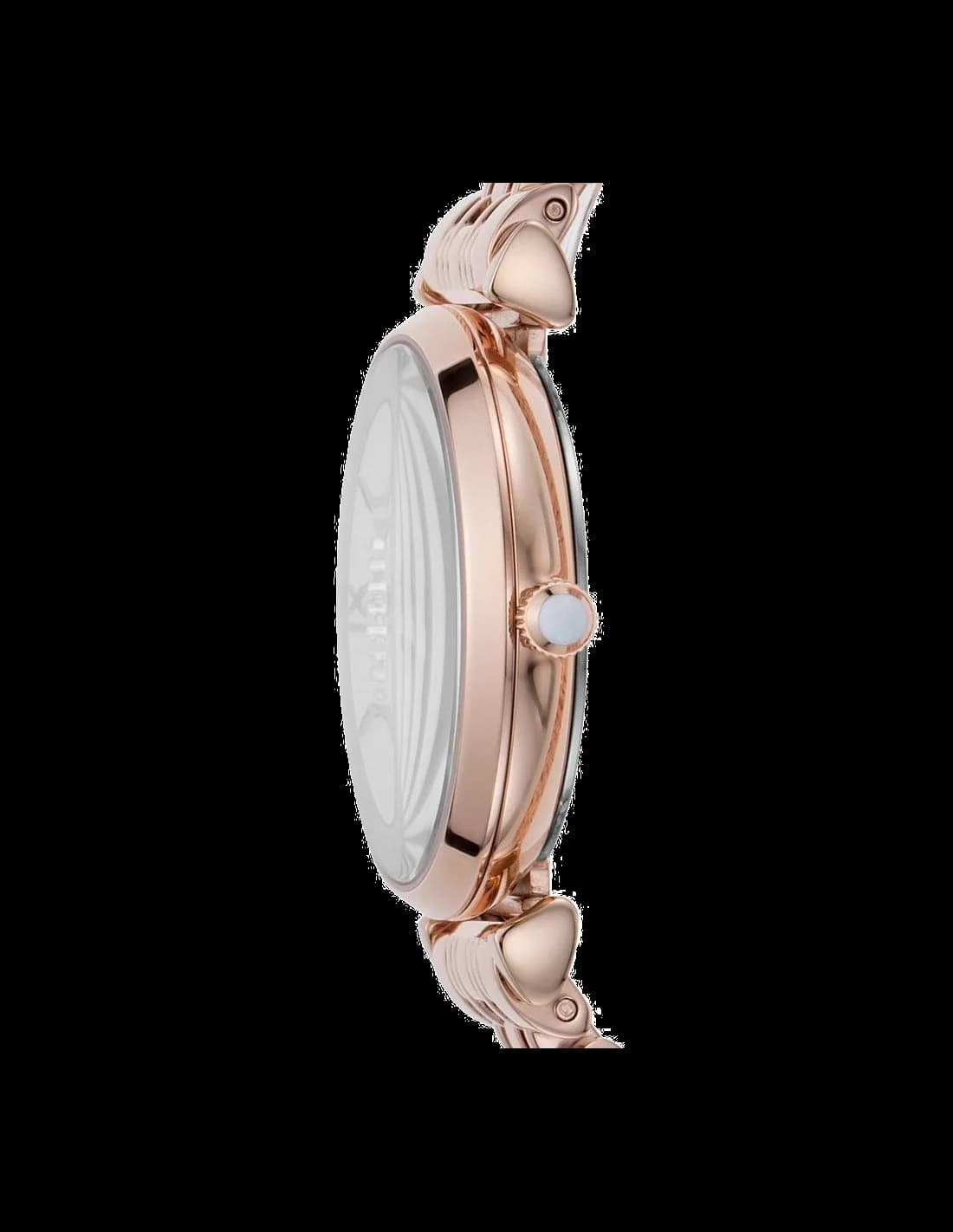 Montre Emporio Armani AR11244 Gianni T-Bar en métal doré rose vue 2