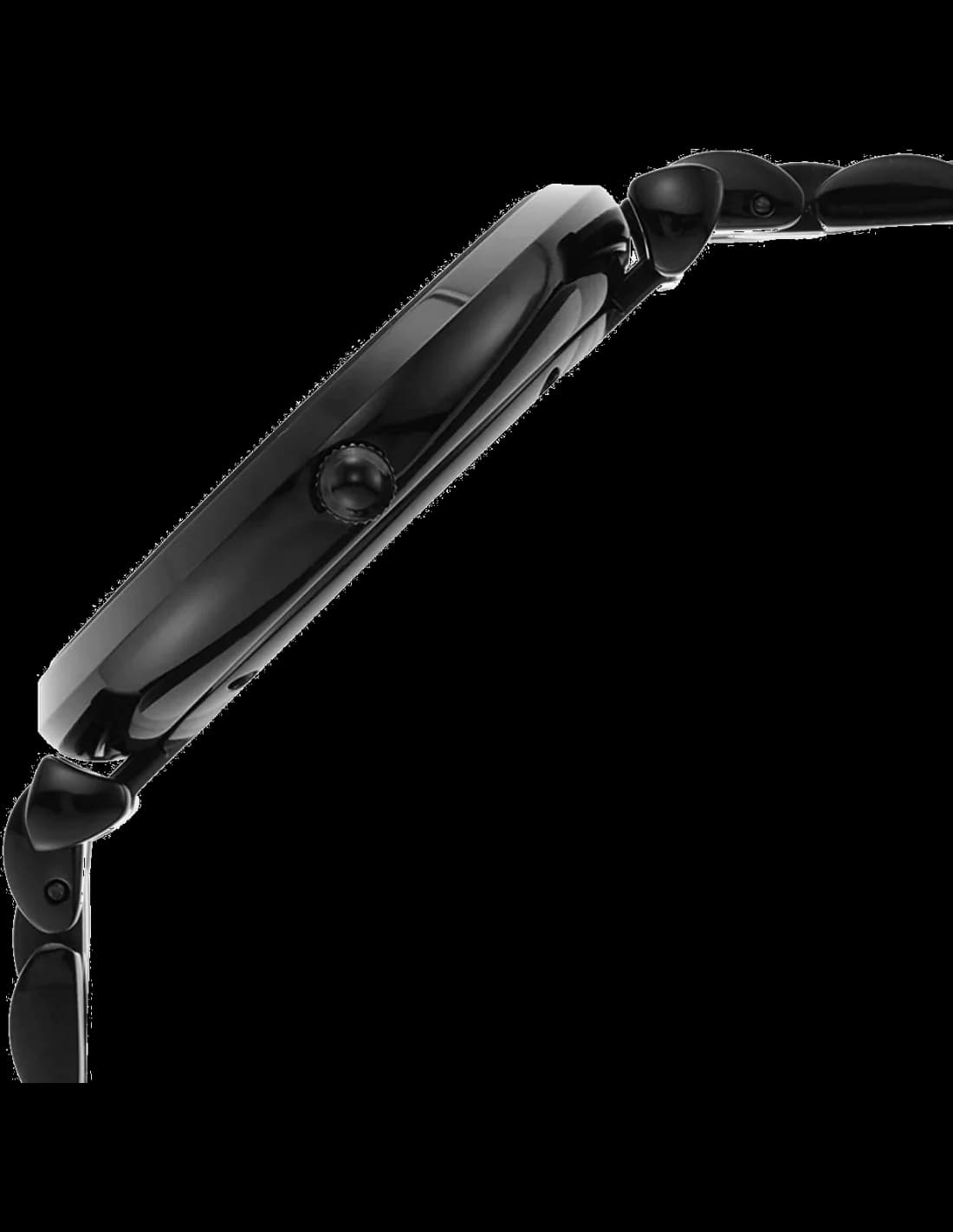 Montre Emporio Armani AR11299 Gianni T-Bar Acier Noir IP Cadran Petite Seconde vue 2