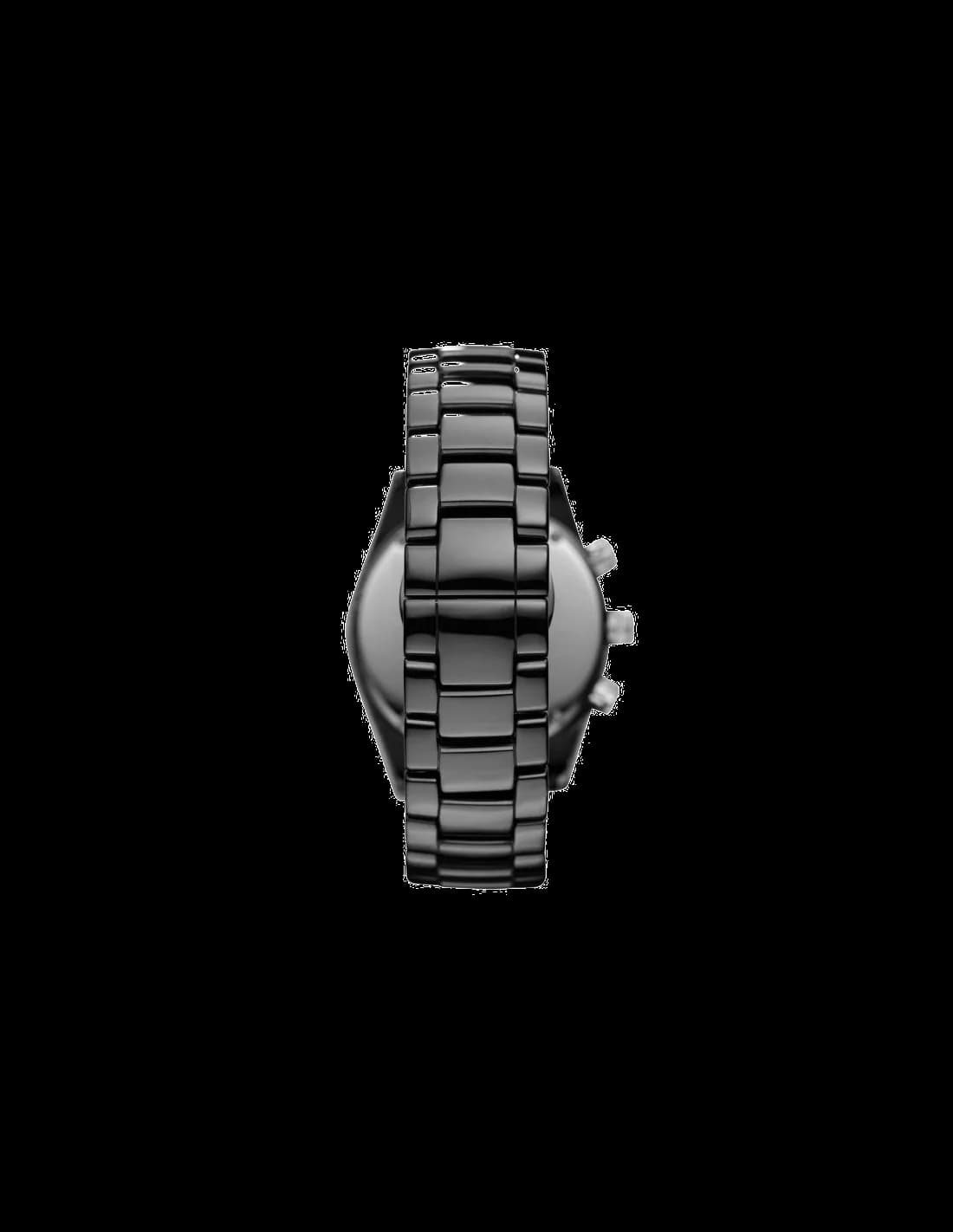 Montre Emporio Armani AR1421 Chronographe en Céramique Noire vue 3