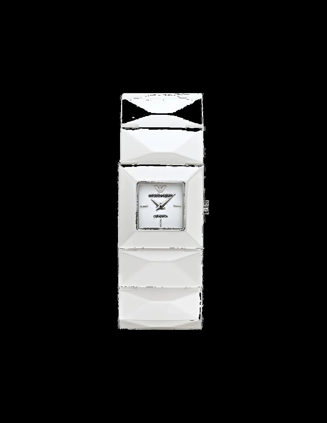 Montre Femme Emporio Armani AR1436 en Céramique Blanche
