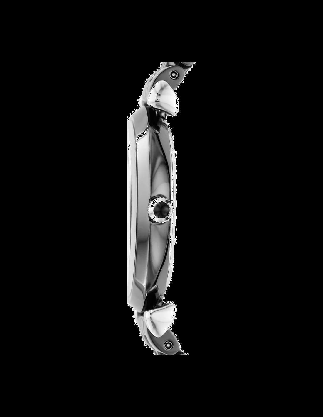 Montre Femme Emporio Armani AR1487 en Céramique Noire à Maillons Fins vue 2