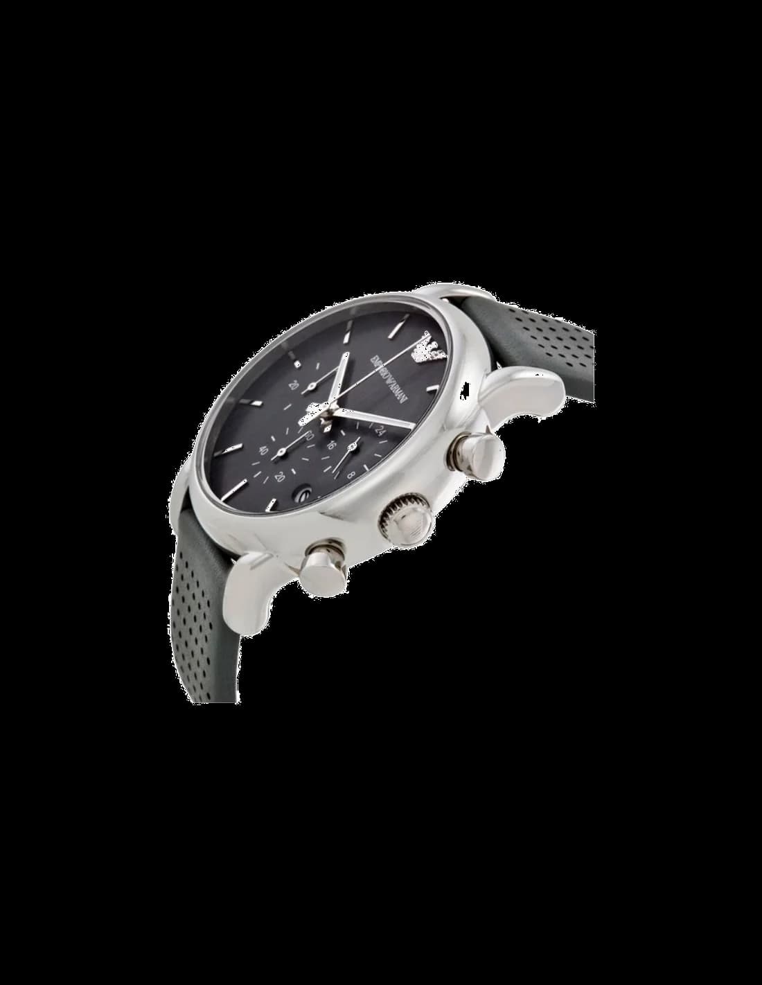 Emporio Armani Classic AR1735 Perforated Leather Strap Men's Watch vue 2