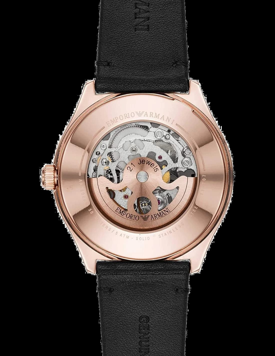 Montre Homme Emporio Armani Meccanico AR60004 Skeleton vue 2