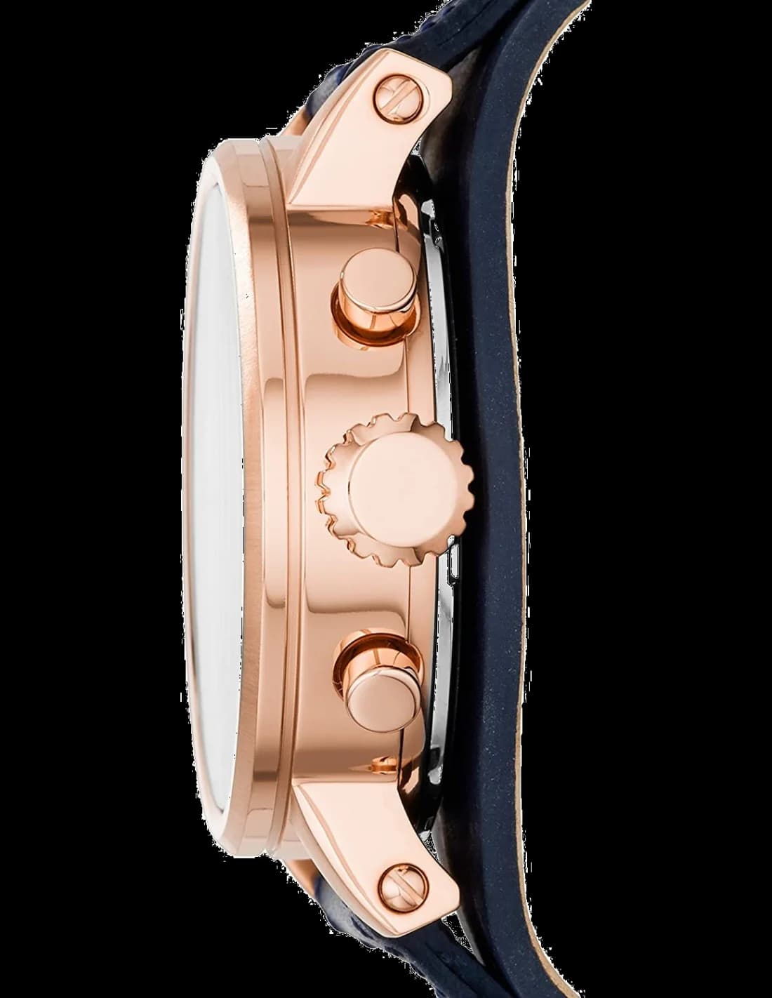 Montre Femme Fossil Original Boyfriend ES3838 bracelet cuir bleu vue 2