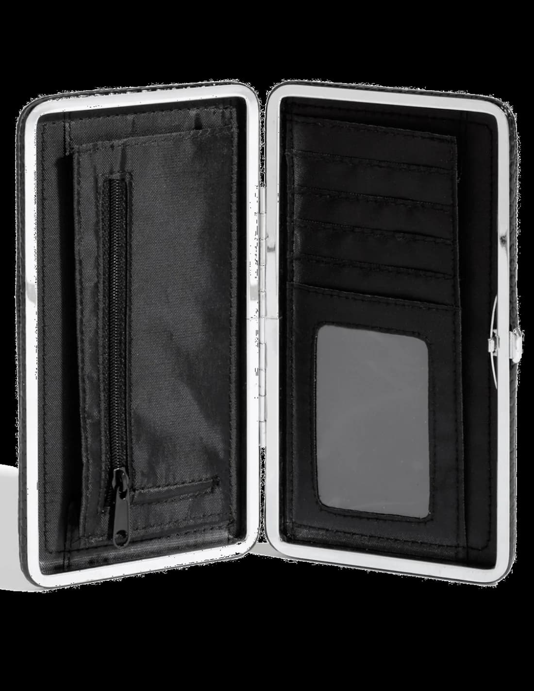 Portefeuille Guess rigide noir vue 2