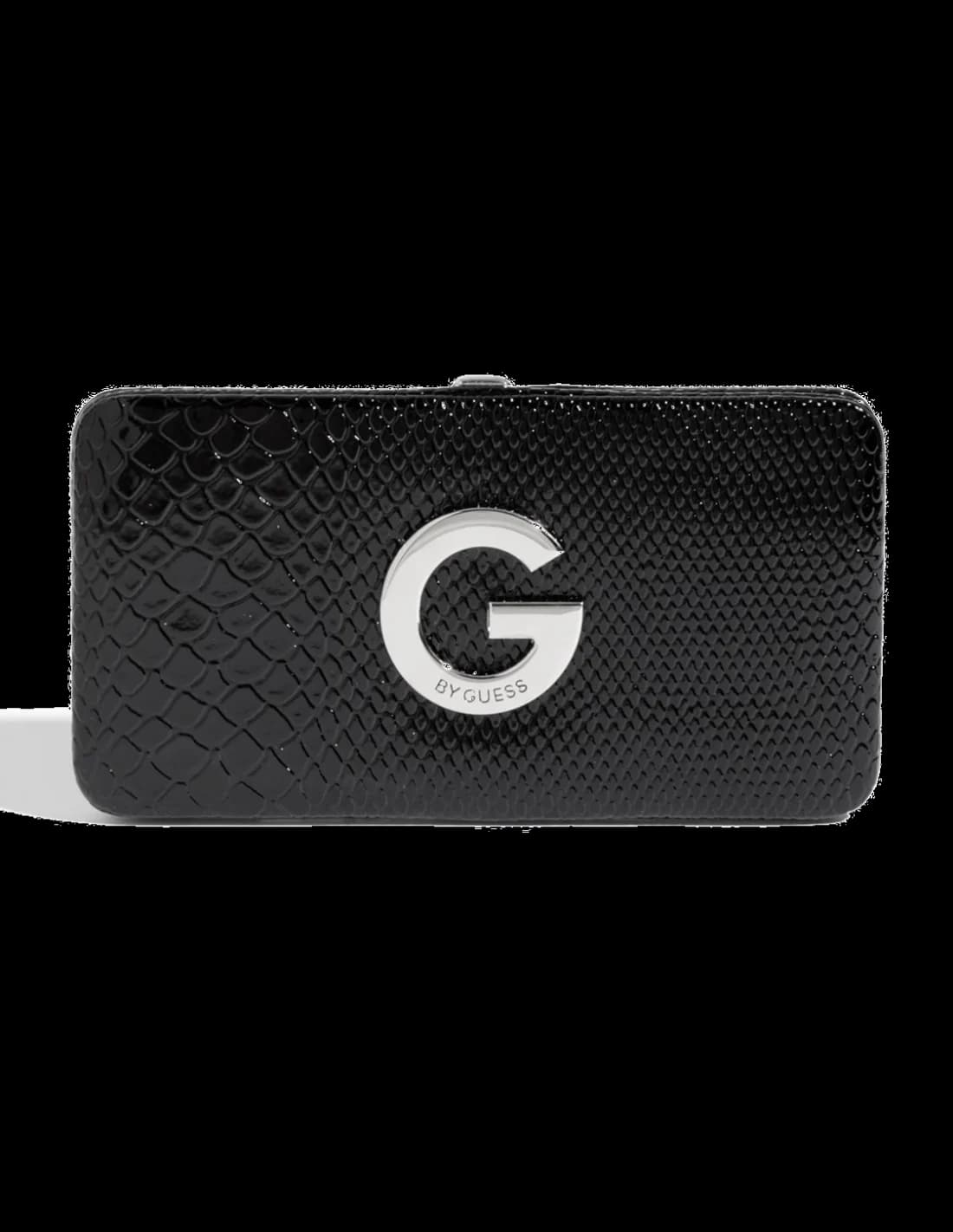 Portefeuille Guess rigide noir