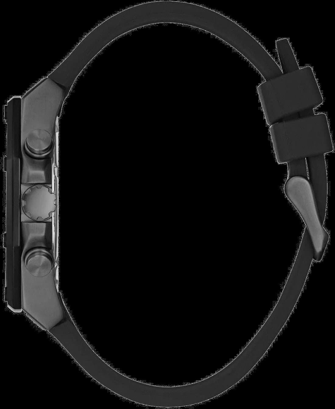 Guess GW0263G4 Multifunction Men's Watch Black Dial Black Silicone Strap vue 2