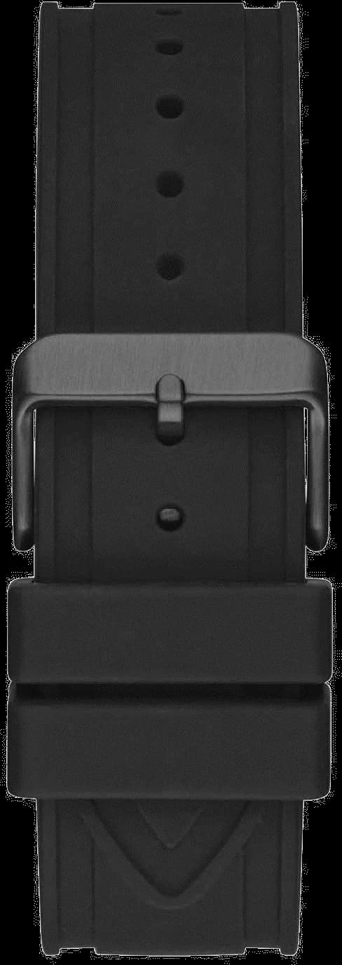 Guess GW0263G4 Multifunction Men's Watch Black Dial Black Silicone Strap vue 3