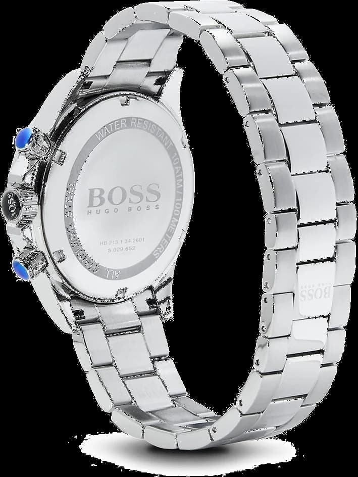 Montre Hugo Boss 1512962 en acier inoxydable avec bracelet à maillons vue 3