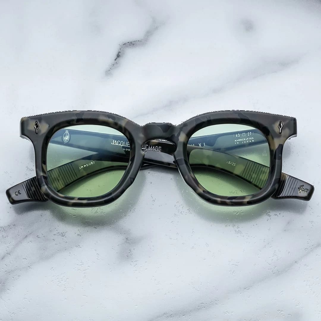 Jacques Marie Mage Devaux Camouflage Acetate Sunglasses vue 4