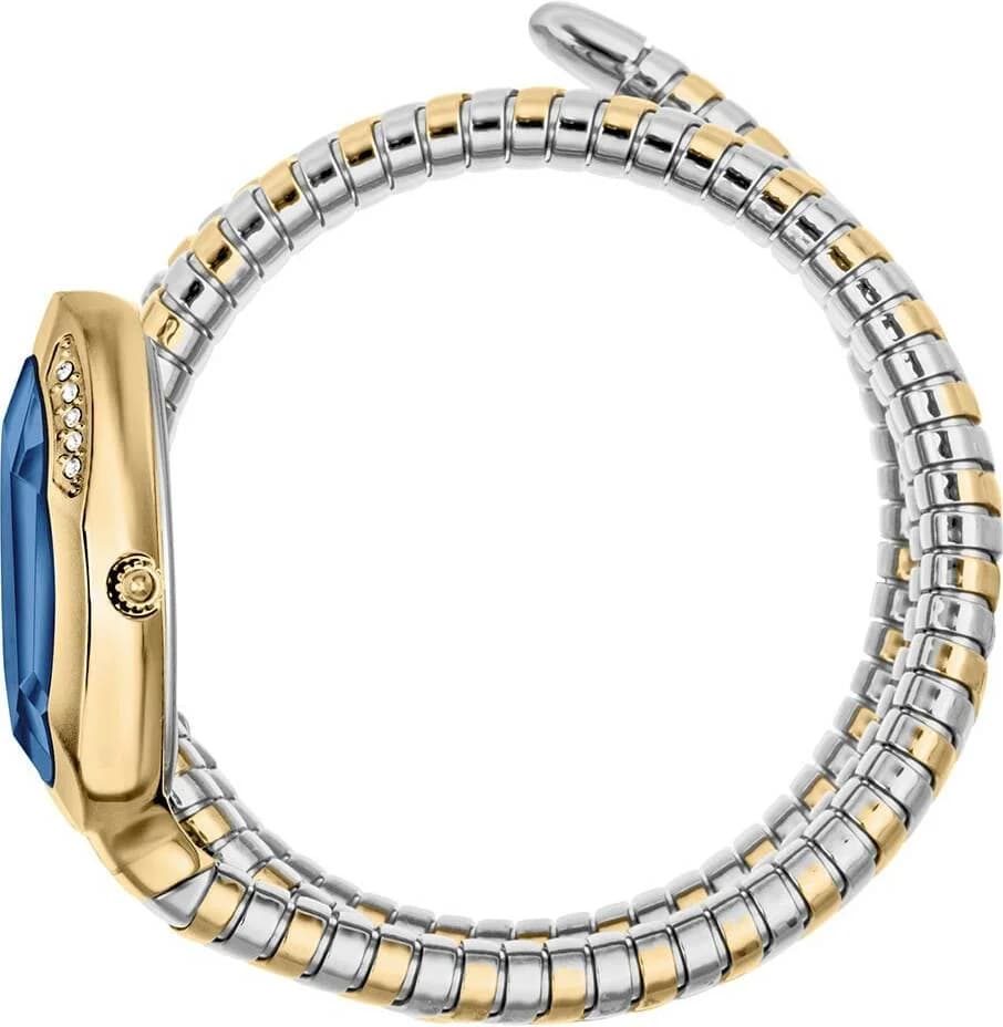 Just Cavalli JC1L224M0075 Two-Tone Bracelet Blue Dial Watch vue 3