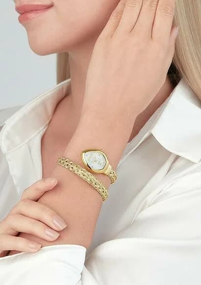 Just Cavalli JC1L264M0025 Gold-Plated Steel Watch with Silver Dial vue 4
