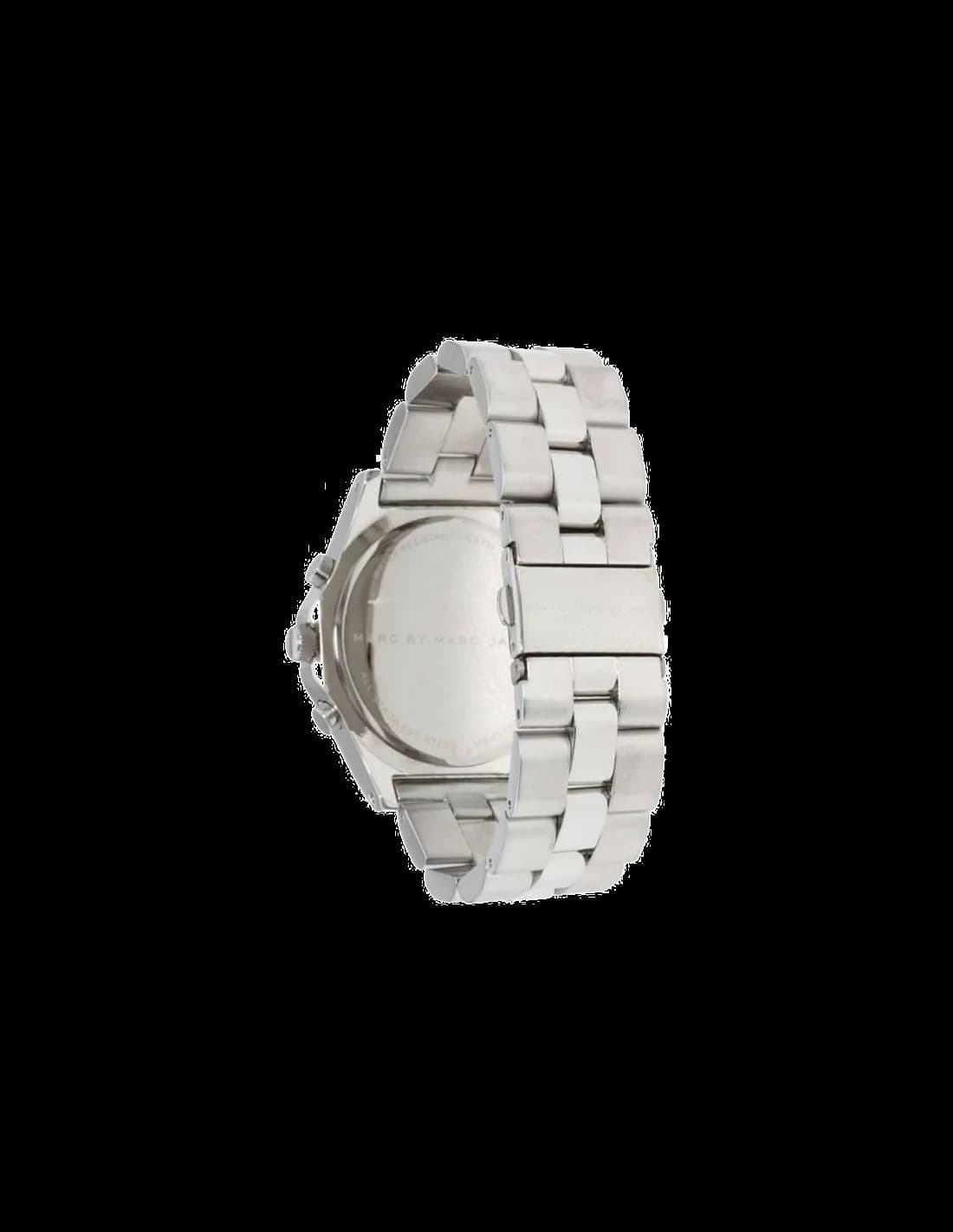 Marc Jacobs MBM3100 Chronograph Stainless Steel and Stone Index Watch vue 2