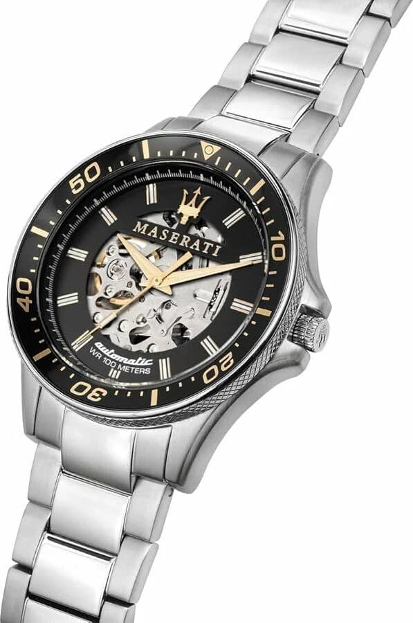 Maserati Sfida R8823140002 Automatic Skeleton Men's Watch vue 2