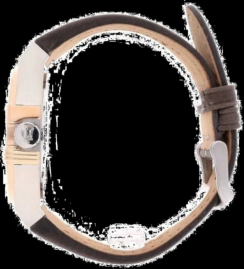 Maserati Potenza R8851108014 Brown Leather Strap Men's Watch vue 3