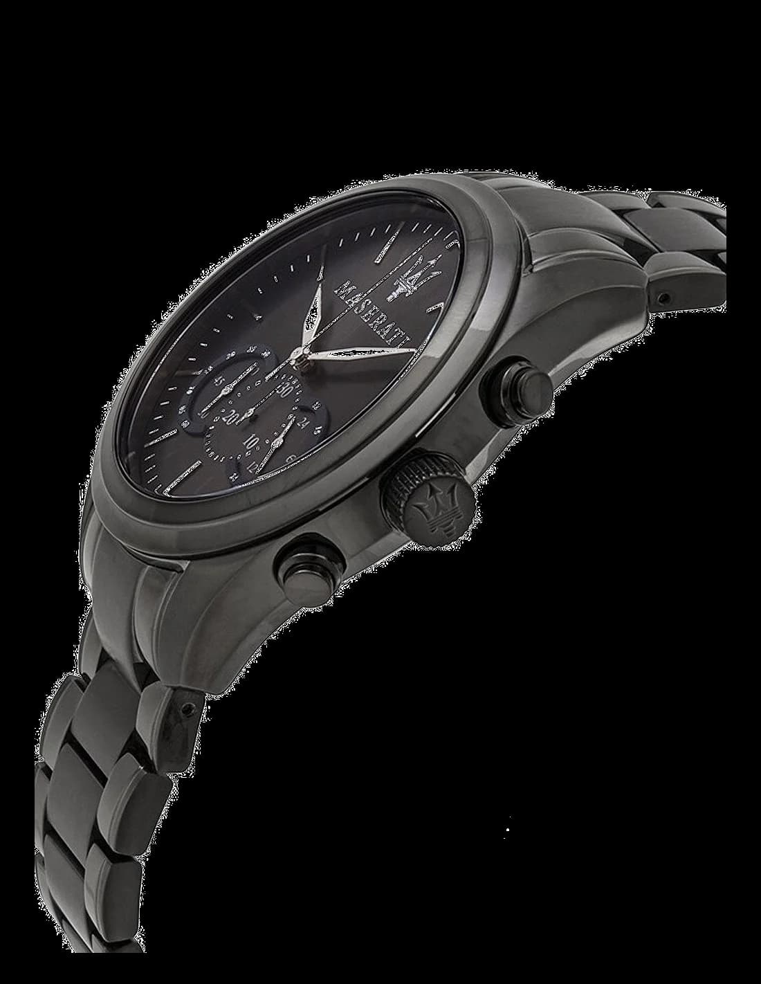 Maserati Traguardo R8873612002 Black Steel Men's Watch vue 2