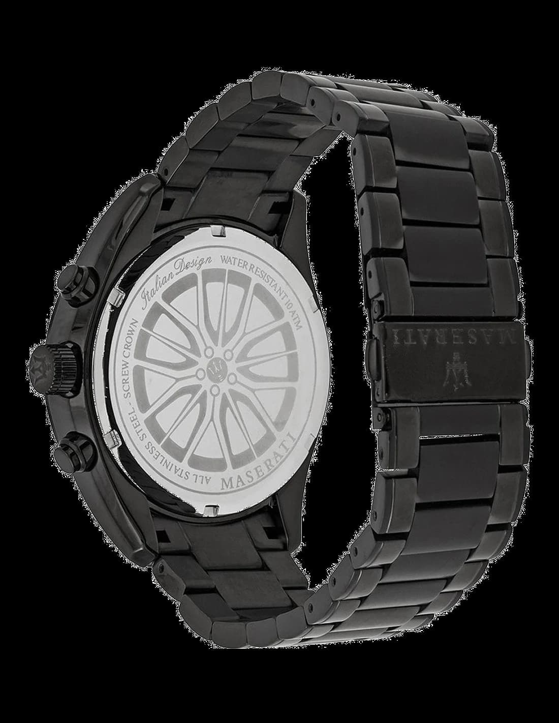 Maserati Traguardo R8873612002 Black Steel Men's Watch vue 3