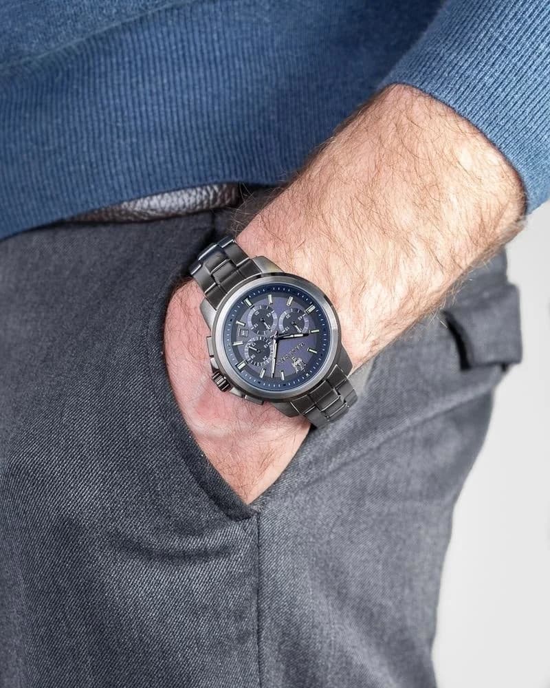 Montre Homme Maserati Successo R8873621005 ronde en acier inoxydable noir vue 4