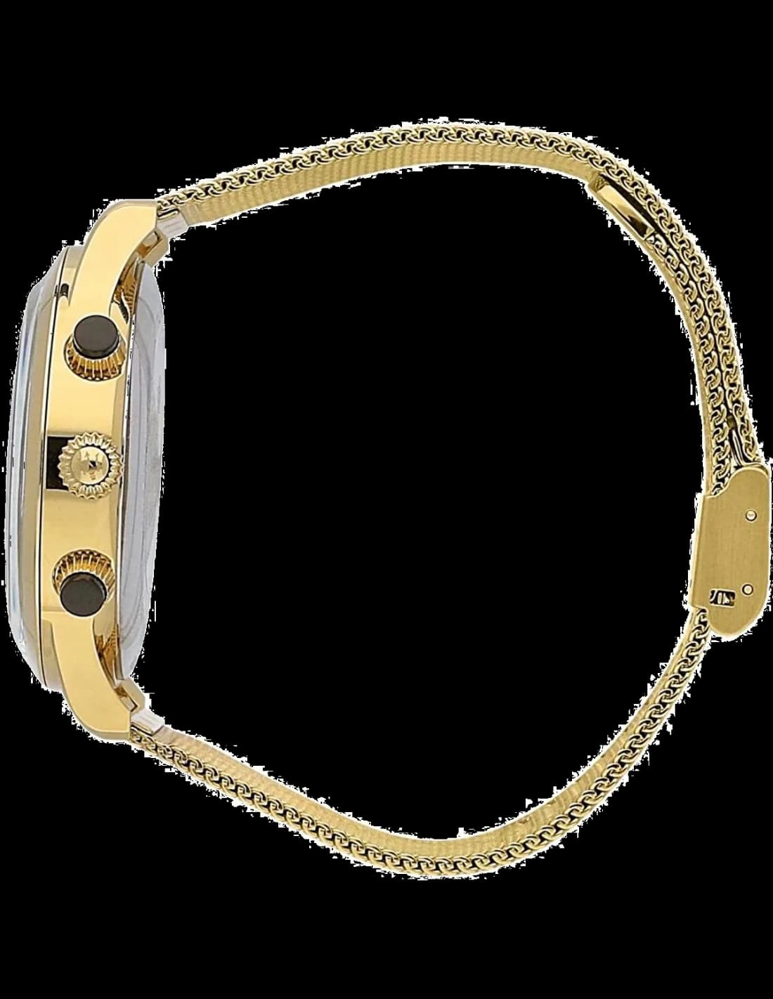 Maserati Ricordo R8873633003 Gold Milanese Mesh Strap Men's Watch vue 3
