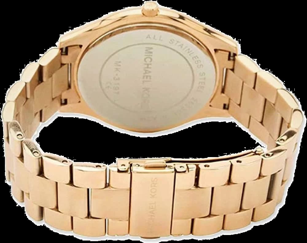 Michael Kors Parker MK3293 Rose Gold Stainless Steel Women's Watch vue 2