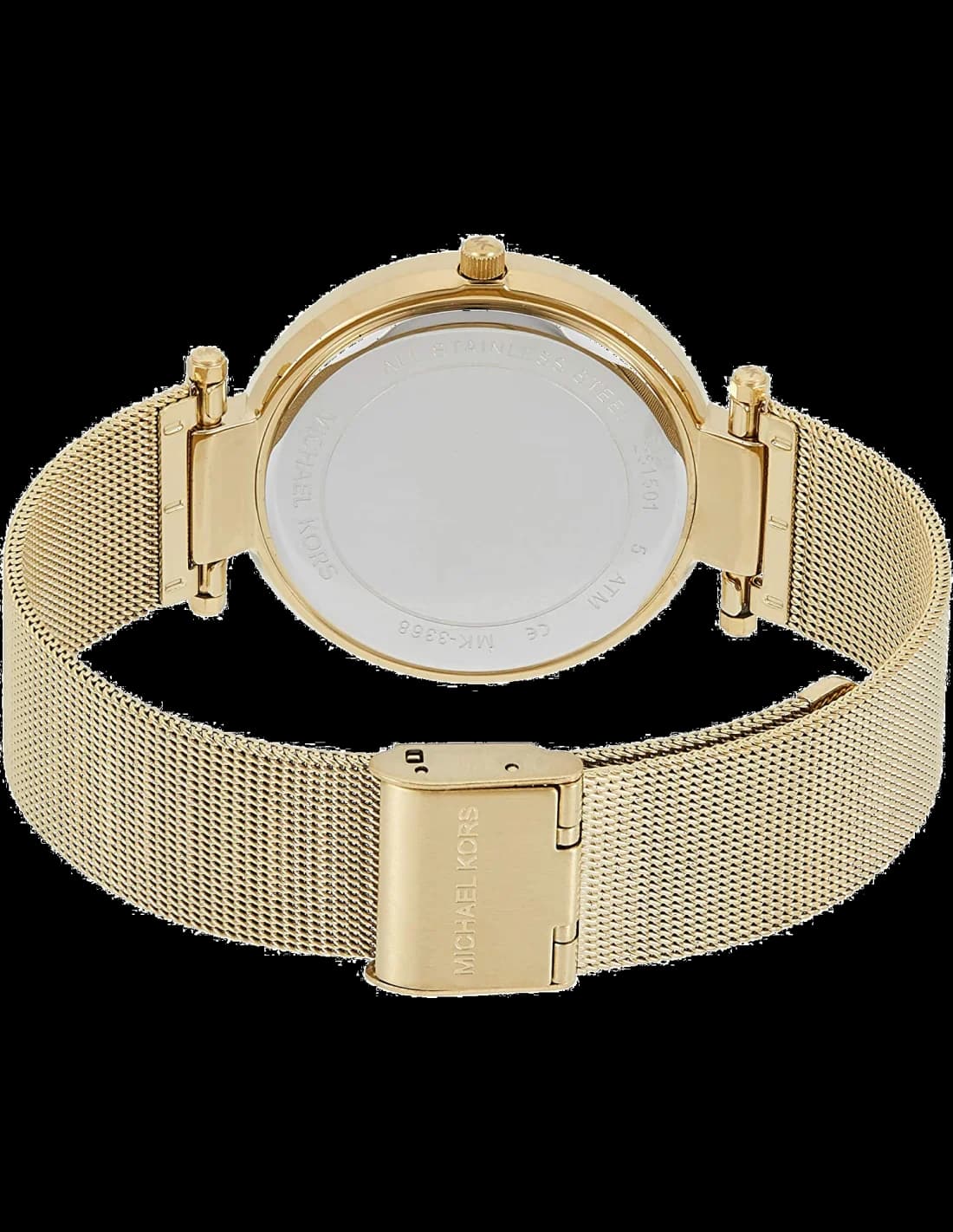 Montre Michael Kors MK3368 Darci en acier doré et maille milanaise vue 4
