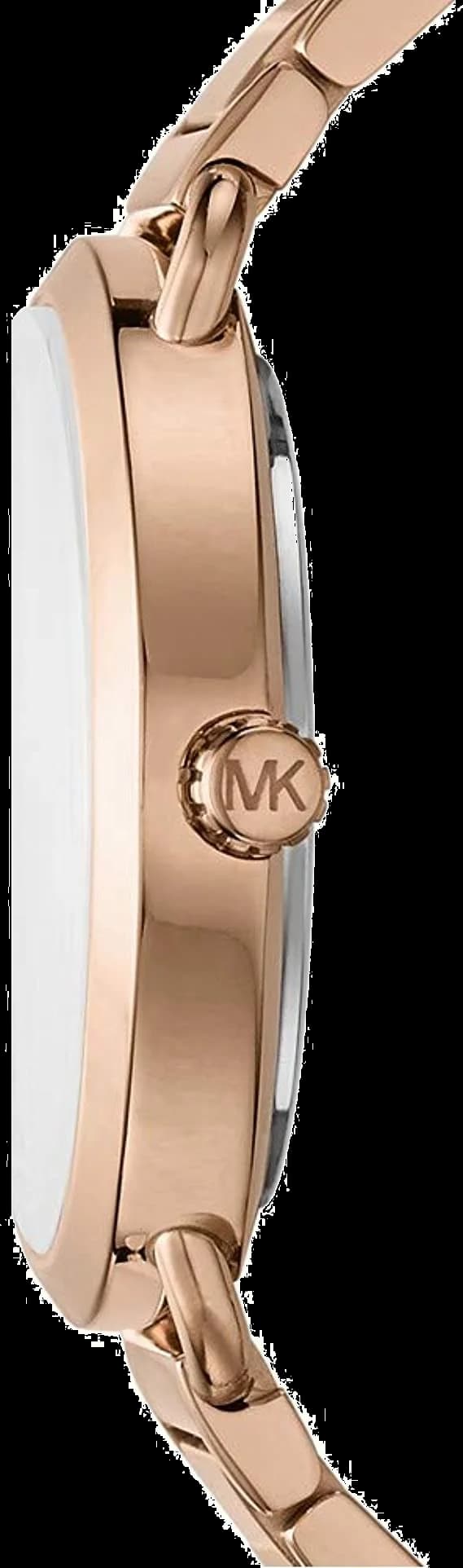 Montre Michael Kors Portia MK3825 en acier or rose vue 2